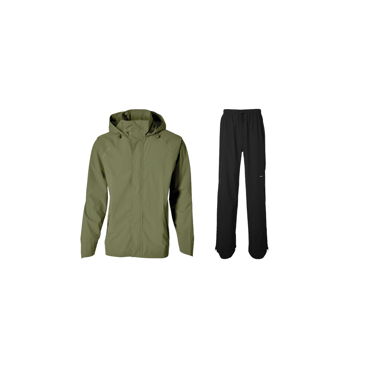 Basil Hoga ensemble de pluie unisex Vert olive XXXL