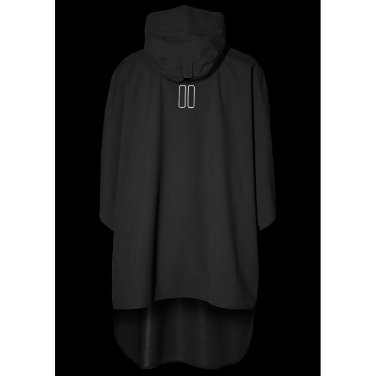 Basil Hoga poncho de pluie unisex Noir taille unique