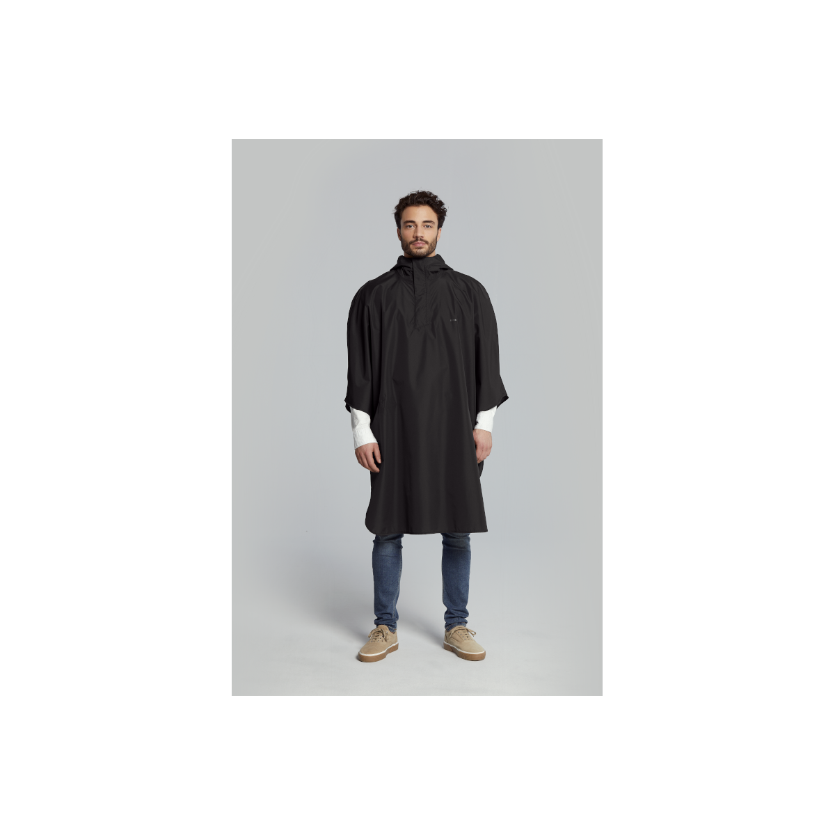 Basil Hoga poncho de pluie unisex Noir taille unique