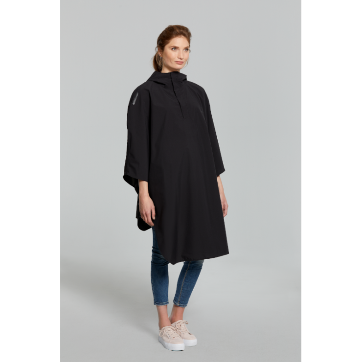 Basil Hoga poncho de pluie unisex Noir taille unique