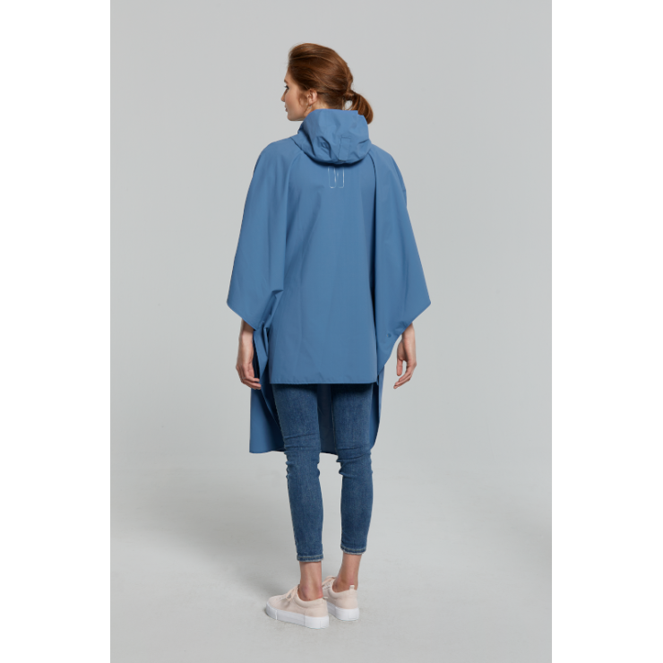 Basil Hoga poncho de pluie unisex Bleu taille unique