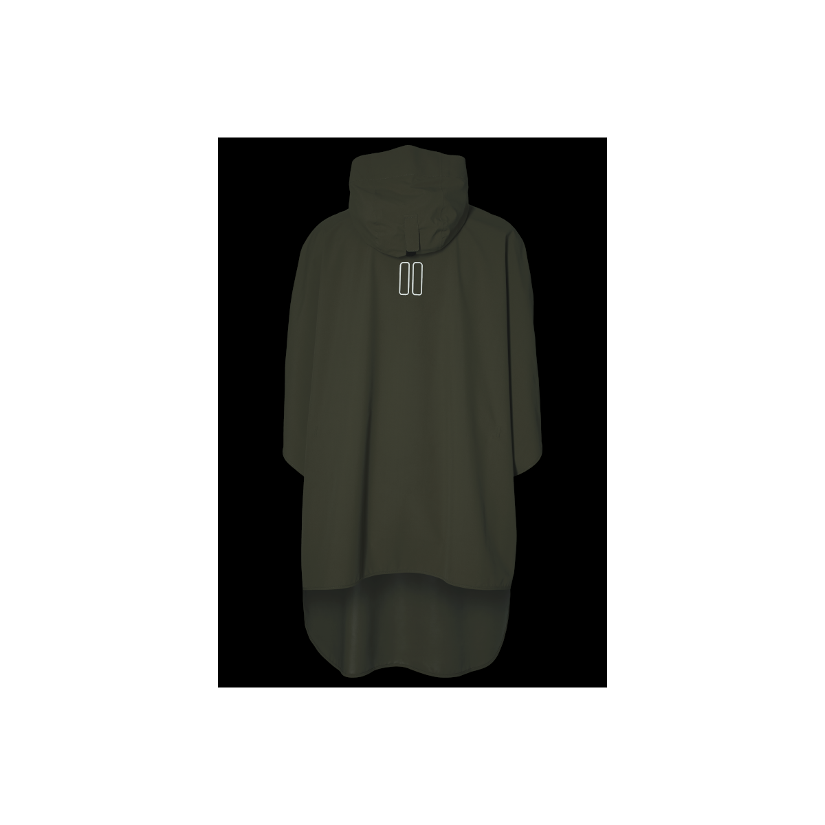 Basil Hoga poncho de pluie unisex Vert olive taille unique