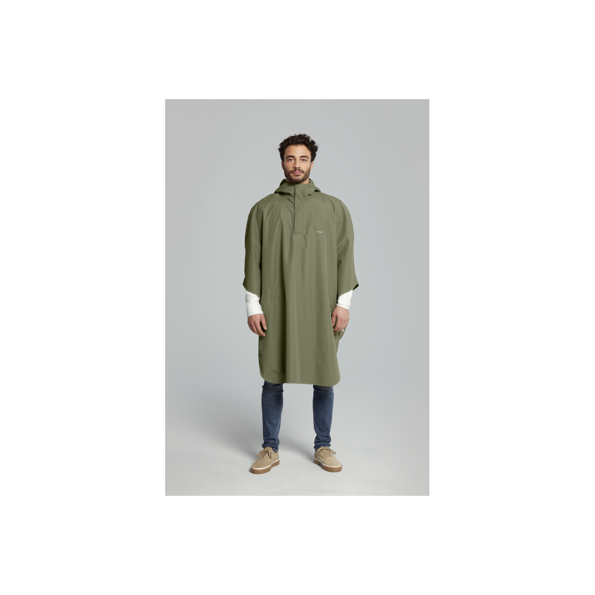 Basil Hoga poncho de pluie unisex Vert olive taille unique