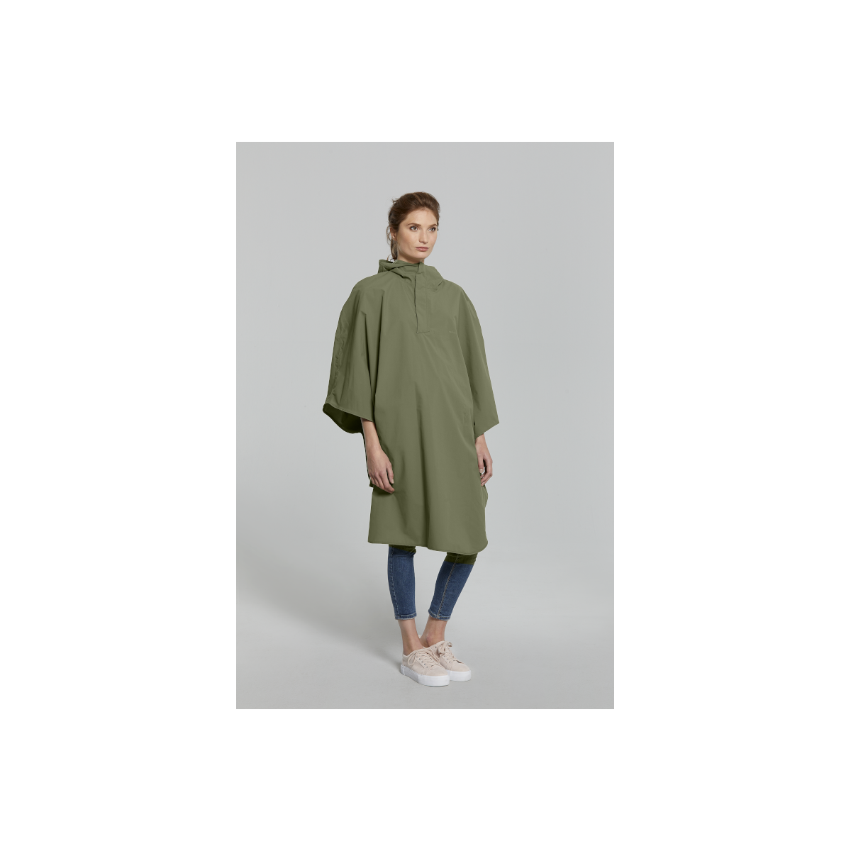 Basil Hoga poncho de pluie unisex Vert olive taille unique