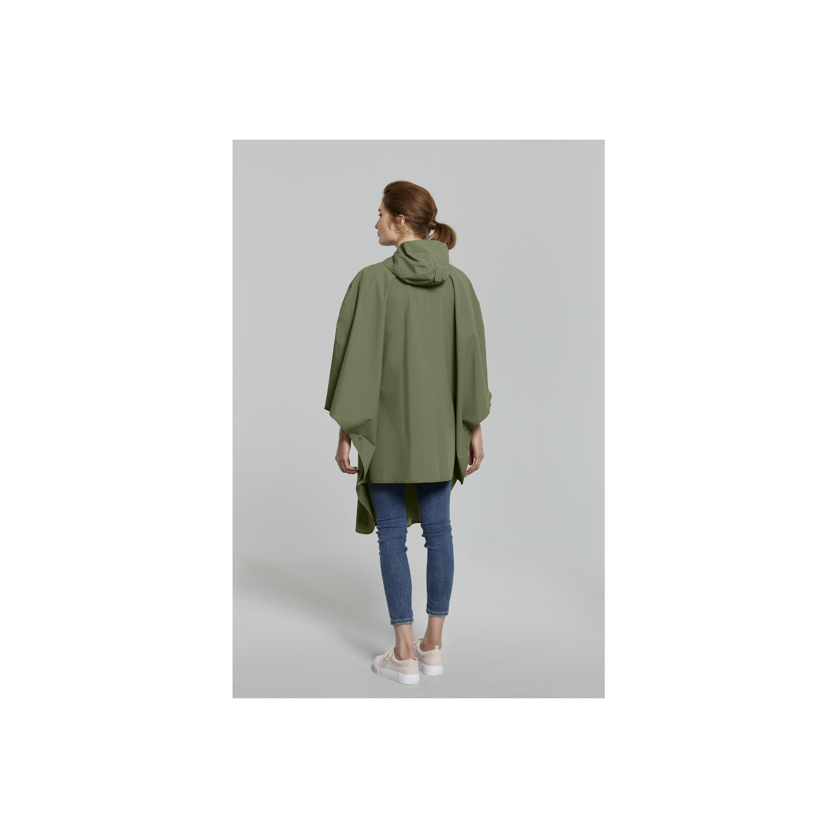 Basil Hoga poncho de pluie unisex Vert olive taille unique