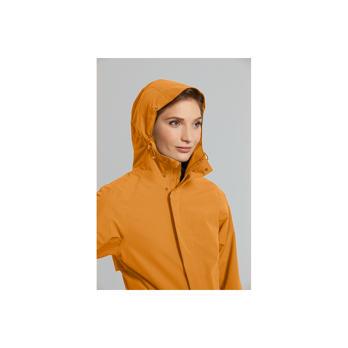 Basil Mosse veste de pluie Parka femmes Ocre  XS