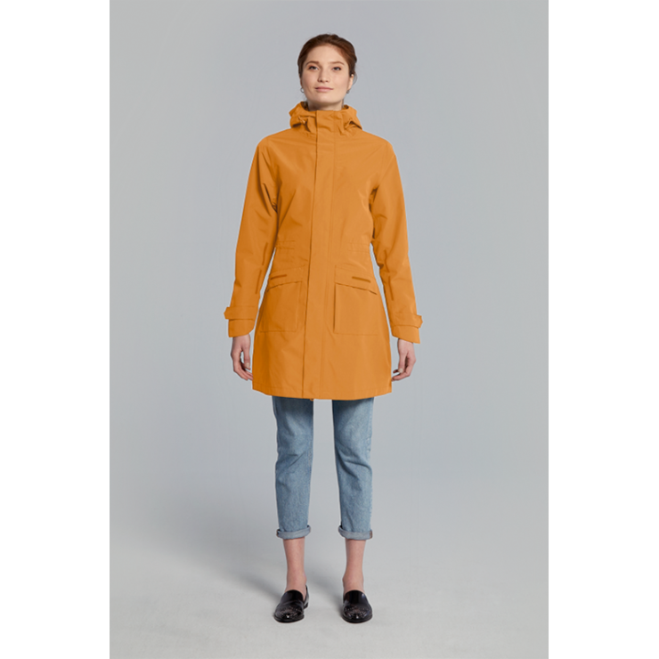 Basil Mosse veste de pluie Parka femmes Ocre  S