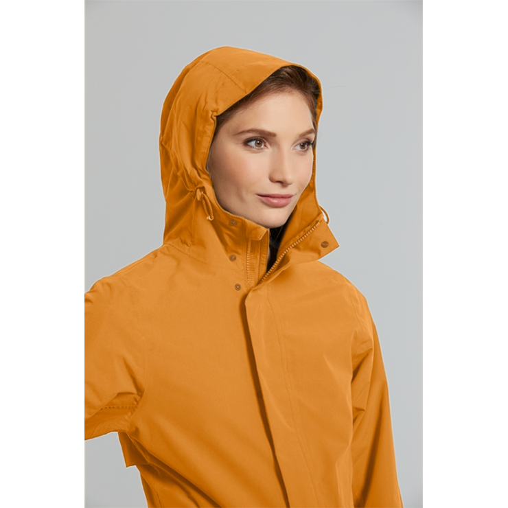 Basil Mosse veste de pluie Parka femmes Ocre  M