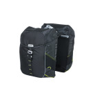 Basil Miles sacoche double MIK, 34L, black lime