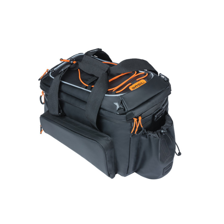 Basil Miles Tarpaulin trunkbag XL Pro MIK,9-36L,black orange