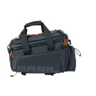 Basil Miles Tarpaulin trunkbag XL Pro MIK,9-36L,black orange