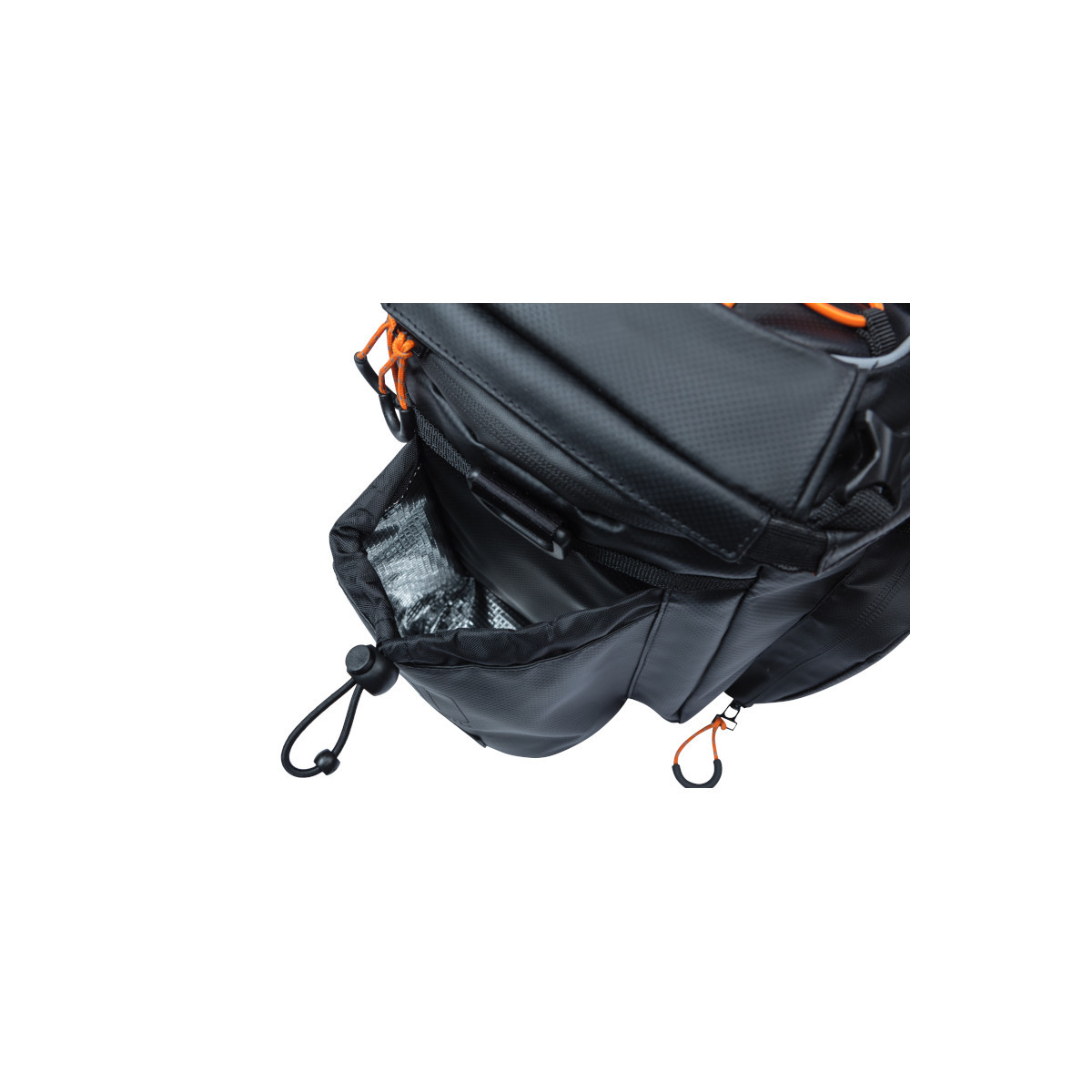 Basil Miles Tarpaulin trunkbag XL Pro MIK,9-36L,black orange