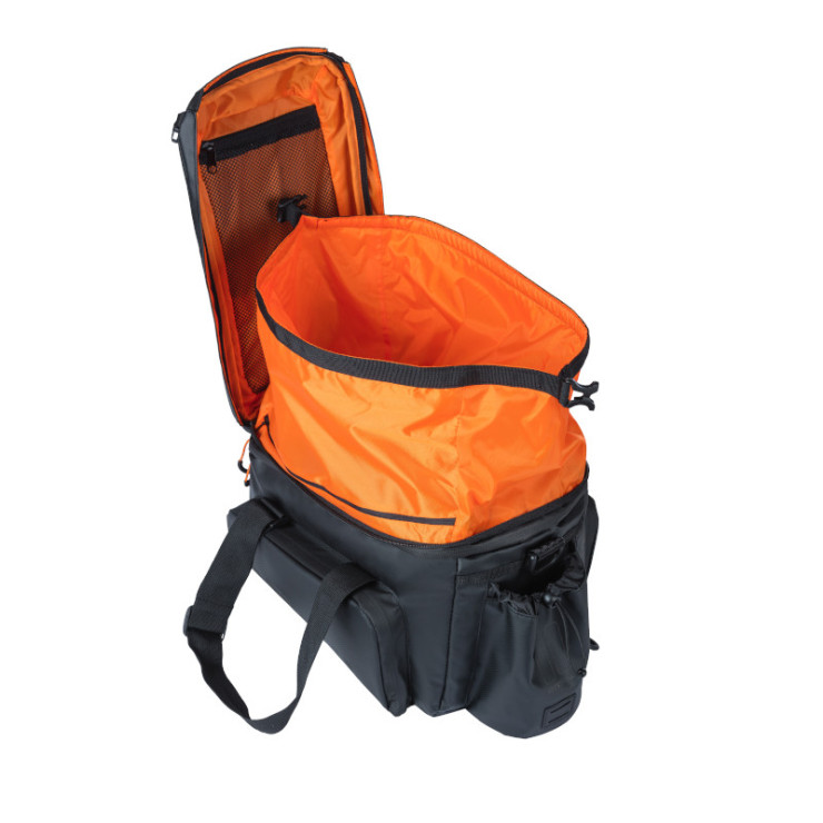 Basil Miles Tarpaulin trunkbag XL Pro MIK,9-36L,black orange