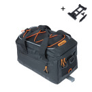 Basil Miles Tarpaulin sac. porte-bagage MIK, 7L, noir orange Basil Miles Tarpaulin sac. porte-bagage MIK, 7L, noir orange