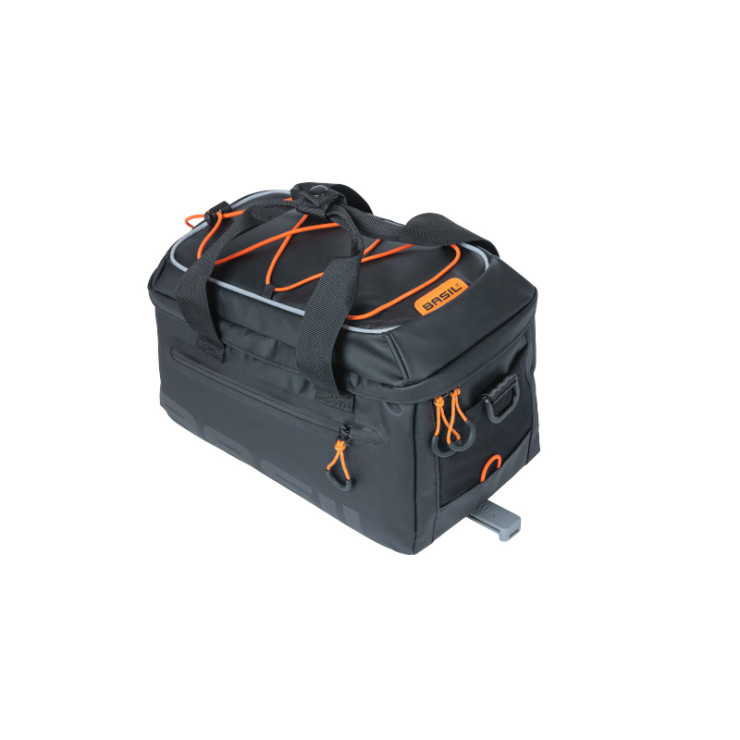 Basil Miles Tarpaulin sac. porte-bagage MIK, 7L, noir orange