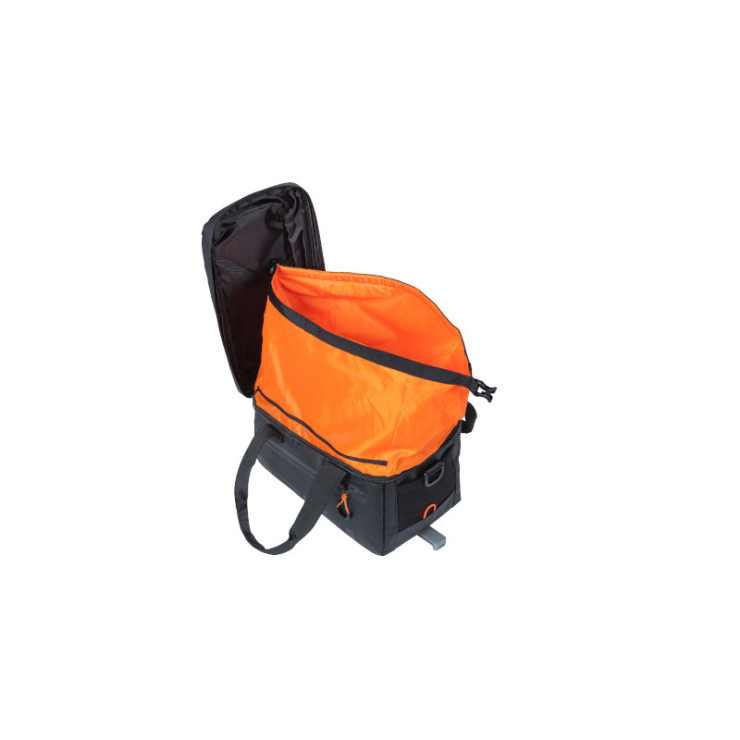 Basil Miles Tarpaulin sac. porte-bagage MIK, 7L, noir orange