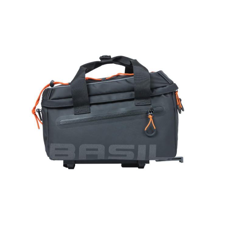 Basil Miles Tarpaulin sac. porte-bagage MIK, 7L, noir orange