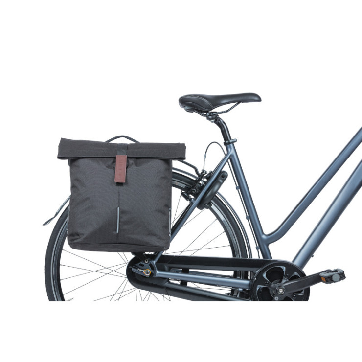 Basil City sacoche double de vélo MIK, 28-32L, noir