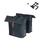 Basil City sacoche double de vélo MIK, 28-32L, noir Basil City sacoche double de vélo MIK, 28-32L, noir
