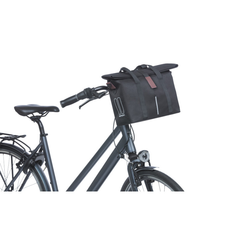 Basil City sac à main de vélo MIK-KF-hook, 8-11L, noir