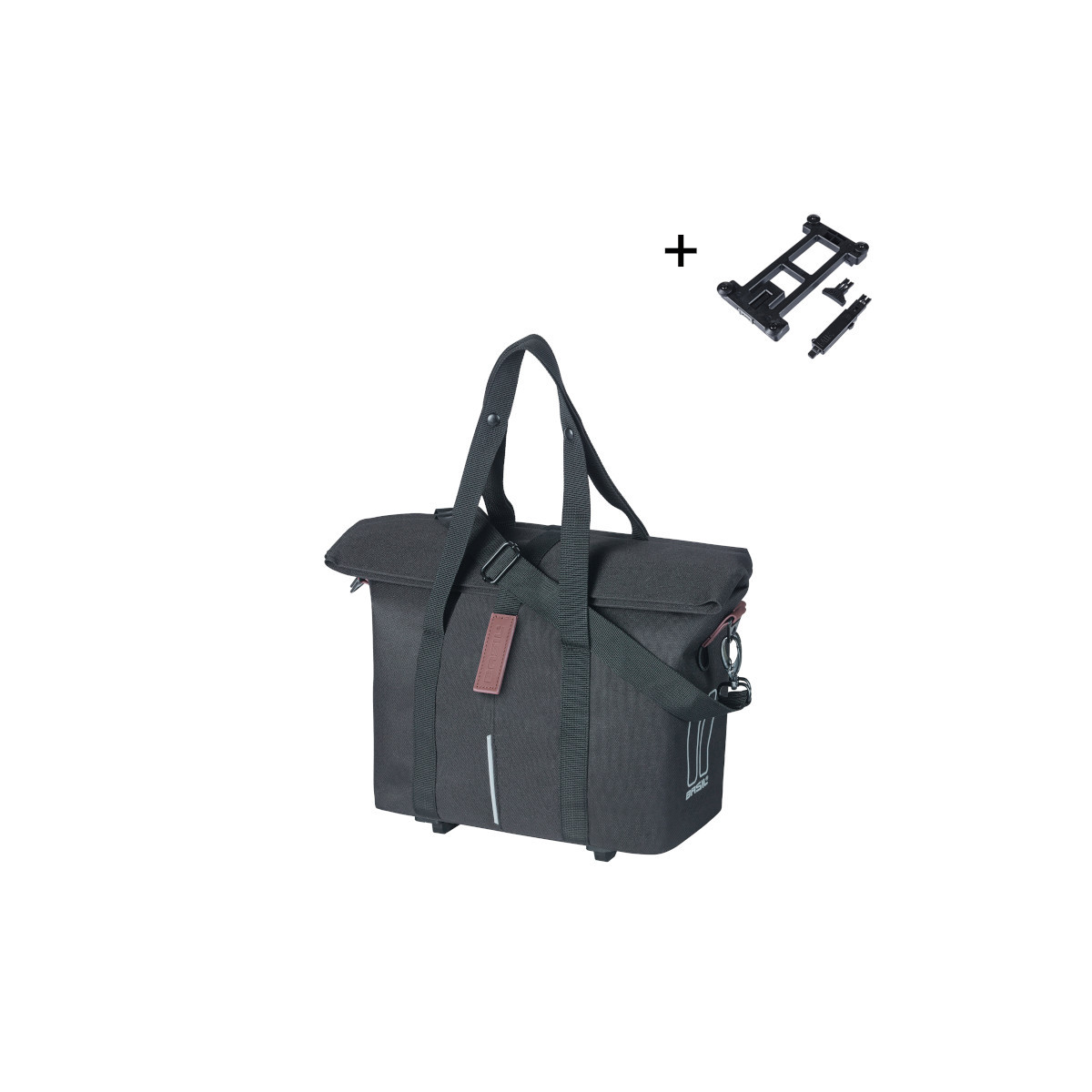 Basil City sac à main de vélo MIK-KF-hook, 8-11L, noir