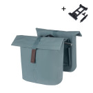 Basil City sacoche double de vélo MIK, 28-32L, graphite blue Basil City sacoche double de vélo MIK, 28-32L, graphite blue