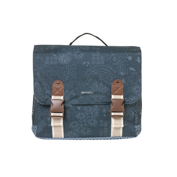 Basil Bohème sacoche double MIK, 35L, blue indigo