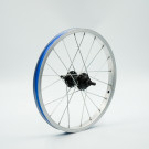 Roue 16" ARR, Roue libre, jante alu simple paroi argent, écrous