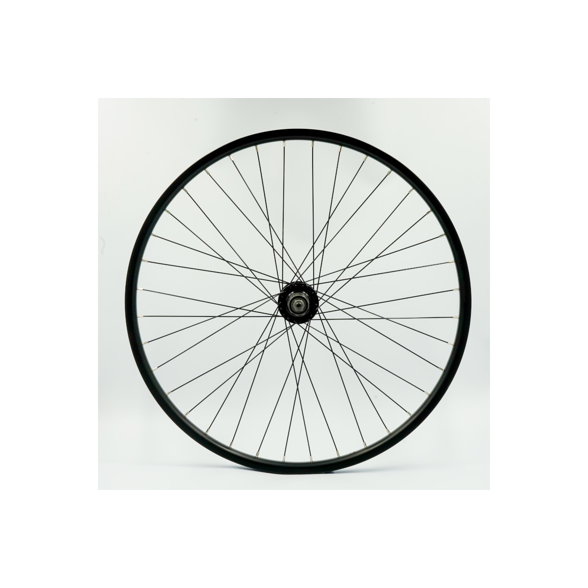 Roue 26" ARR k7, jante alu double paroi noire, disc 6 trous, QR10