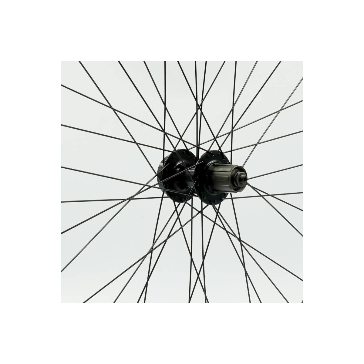 Roue 26" ARR k7, jante alu double paroi noire, disc 6 trous, QR10