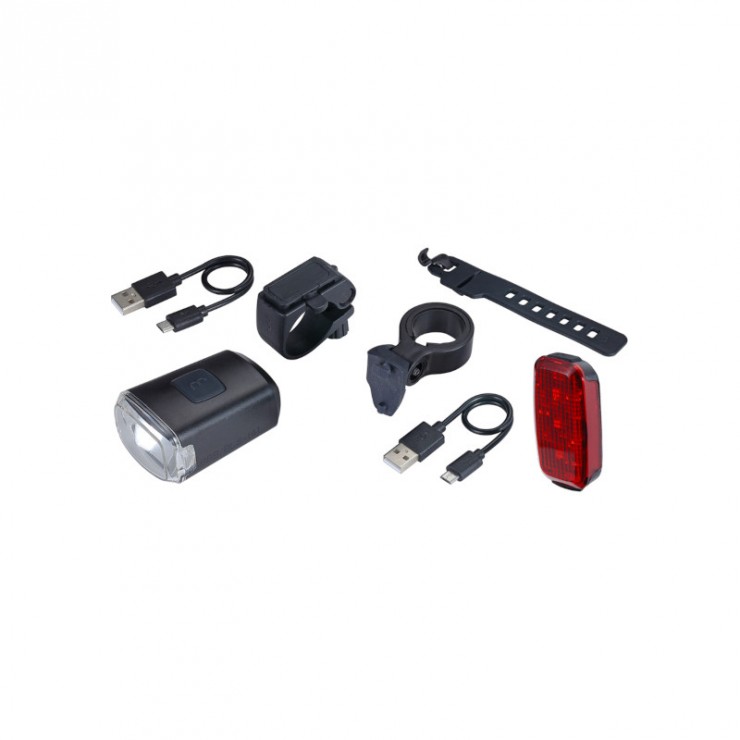 Eclairage rechargeable AV + AR "combo Stud&Spot"