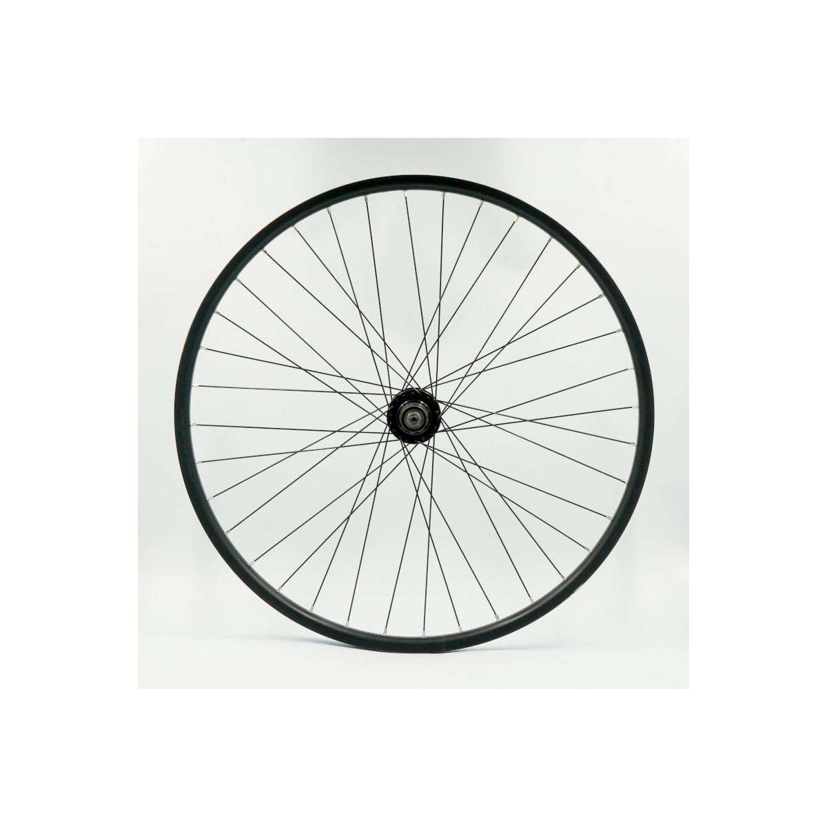 Roue 27,5" ARR k7, jante alu double paroi noire, disc 6t, QR10