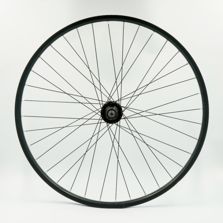 Roue 27,5" ARR k7, jante alu double paroi noire, disc 6t, QR10