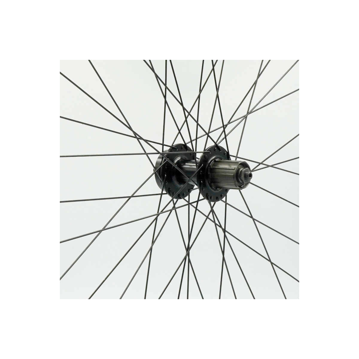 Roue 27,5" ARR k7, jante alu double paroi noire, disc 6t, QR10