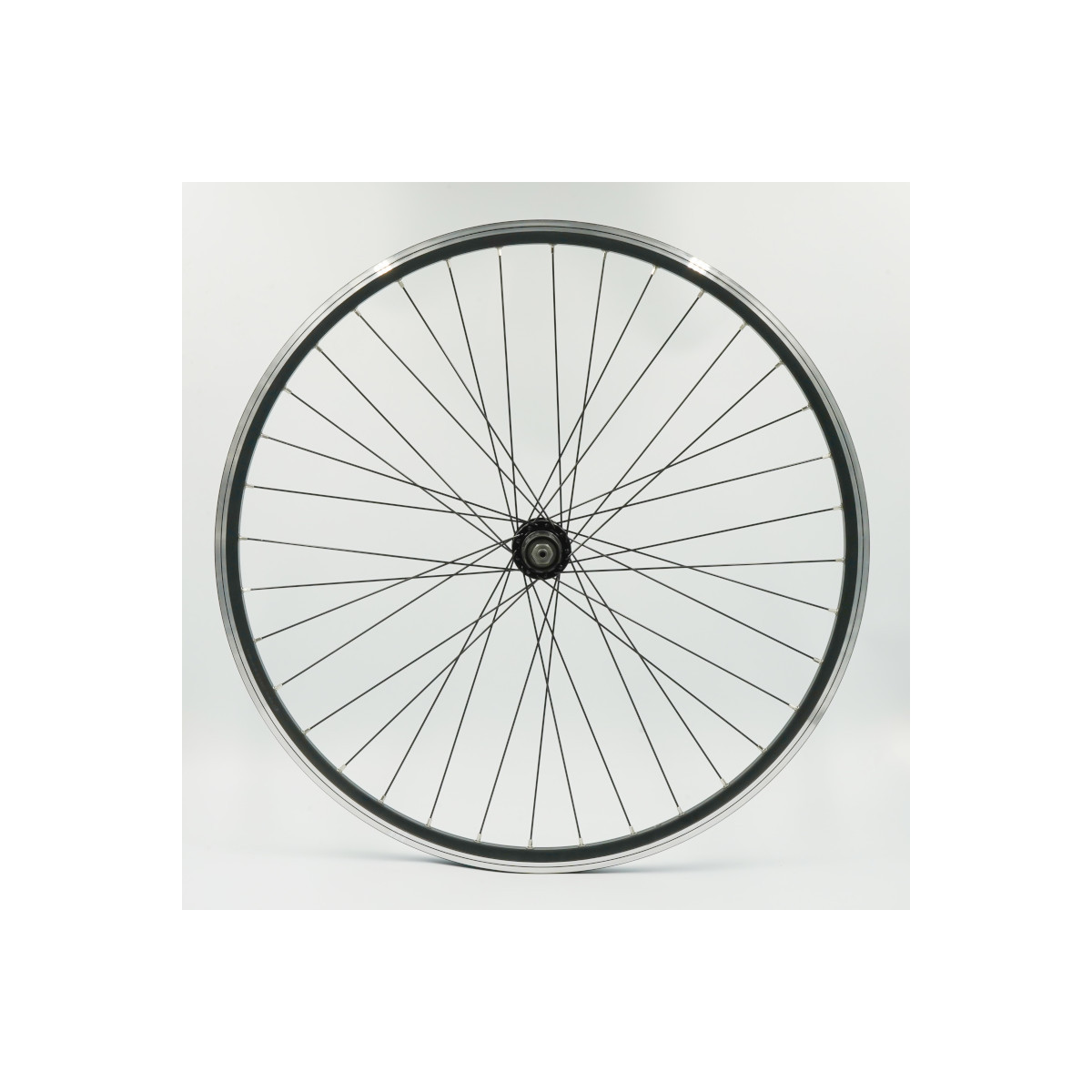 Roue 27,5" ARR k7, jante alu double paroi noire, QR10