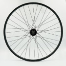 Roue 27,5" AV, jante alu double paroi noire, disc 6 trous, QR10 Roue 27,5" AV, jante alu double paroi noire, disc 6 trous, QR10