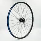 Roue 27,5" AV, jante alu double paroi noire, disc 6 trous, QR10