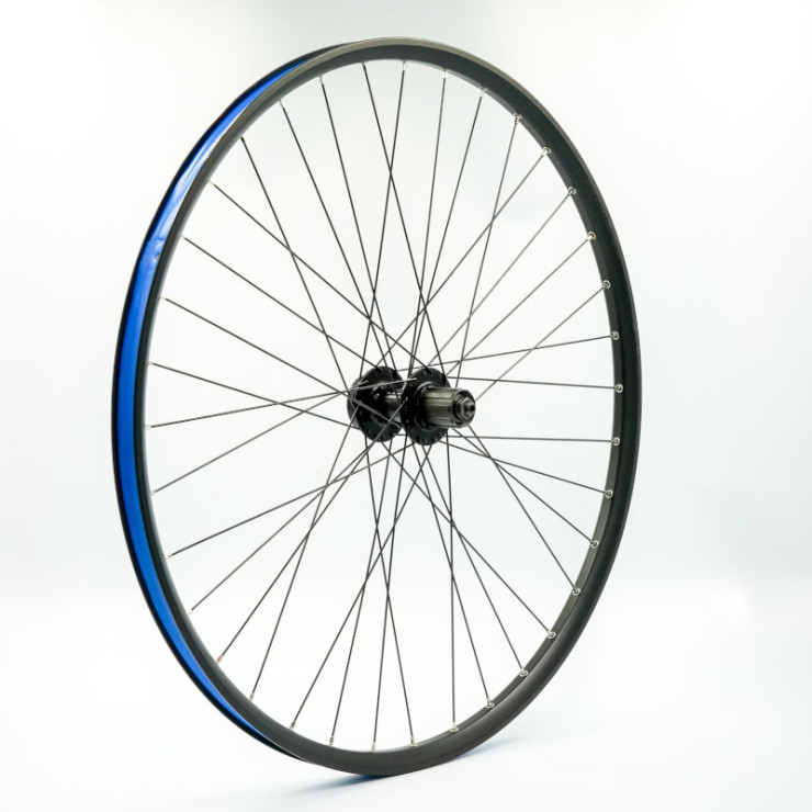 Roue 29" ARR k7, jante alu double paroi noire, disc 6t, QR10