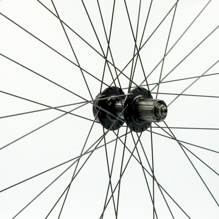 Roue 29" ARR k7, jante alu double paroi noire, disc 6t, QR10