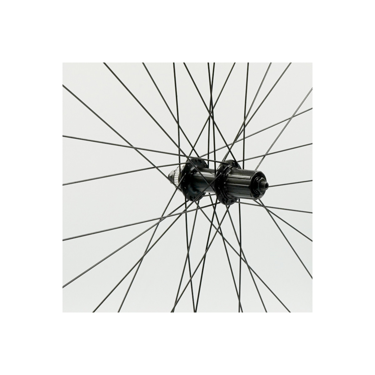 Roue 700C ARR k7, jante alu db paroi noire, disc centerlock, QR10