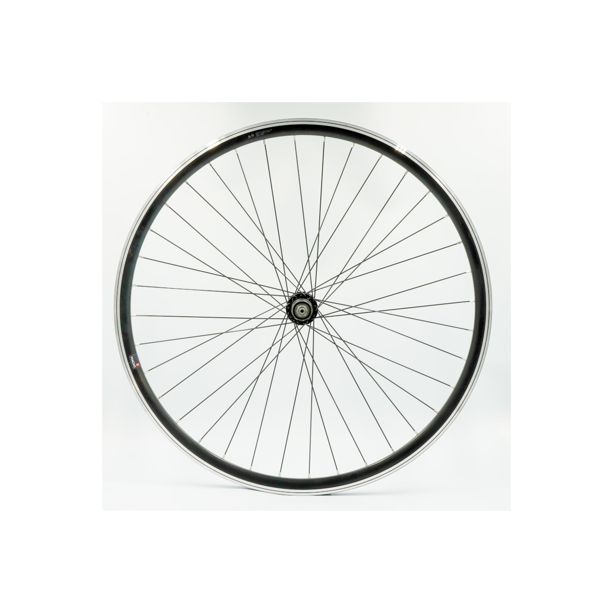 Roue 700C ARR k7, jante alu double paroi noire, QR10