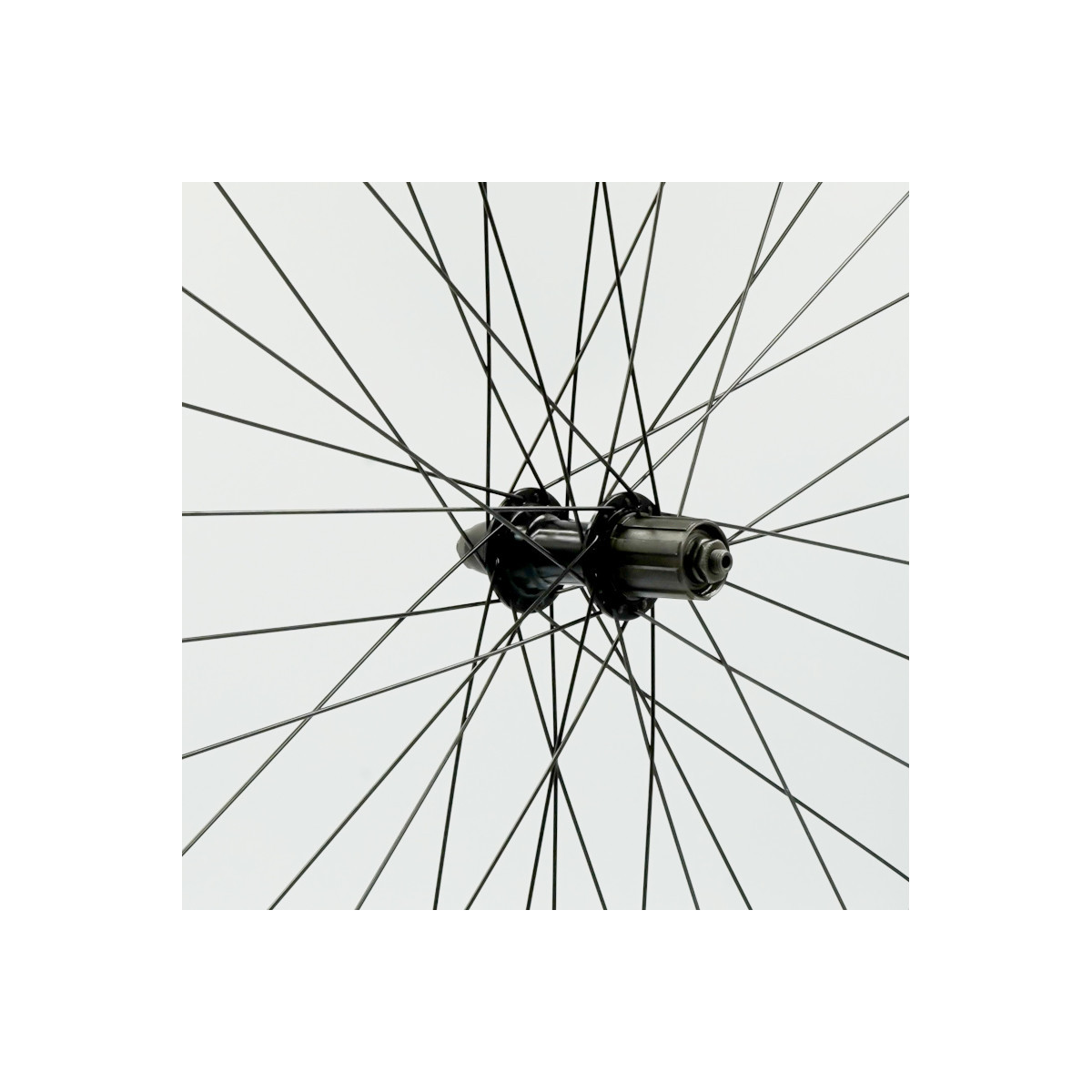 Roue 700C ARR k7, jante alu double paroi noire, QR10