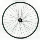 Roue 700VTC ARR k7, jante alu double paroi noire, disc 6t, QR10