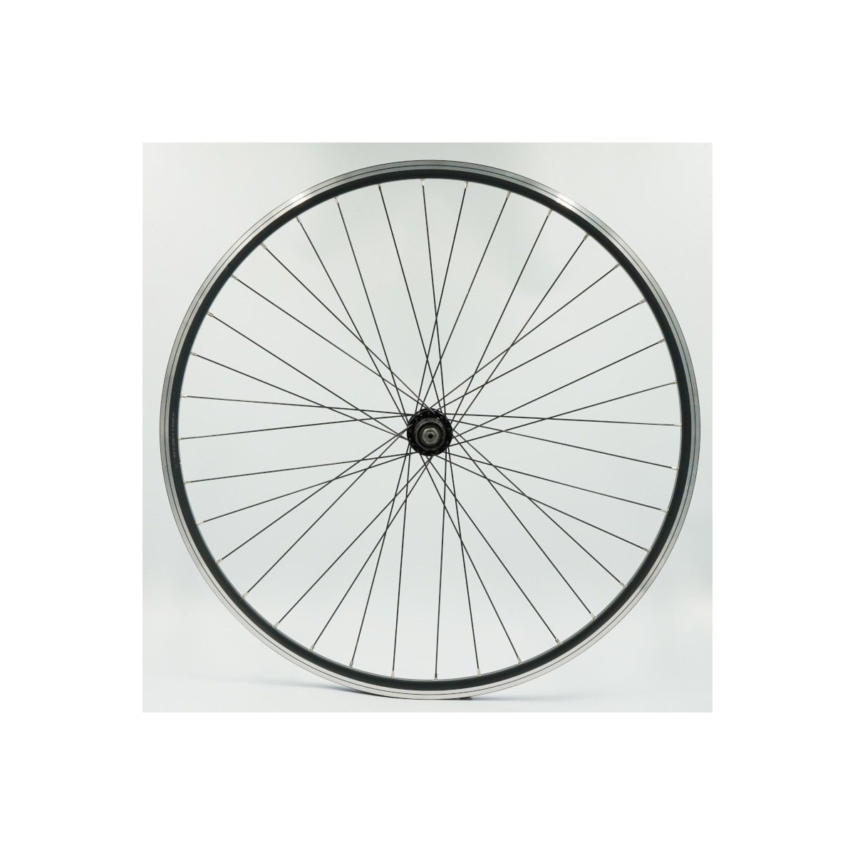 Roue 700VTC ARR k7, jante alu double paroi noire, QR10