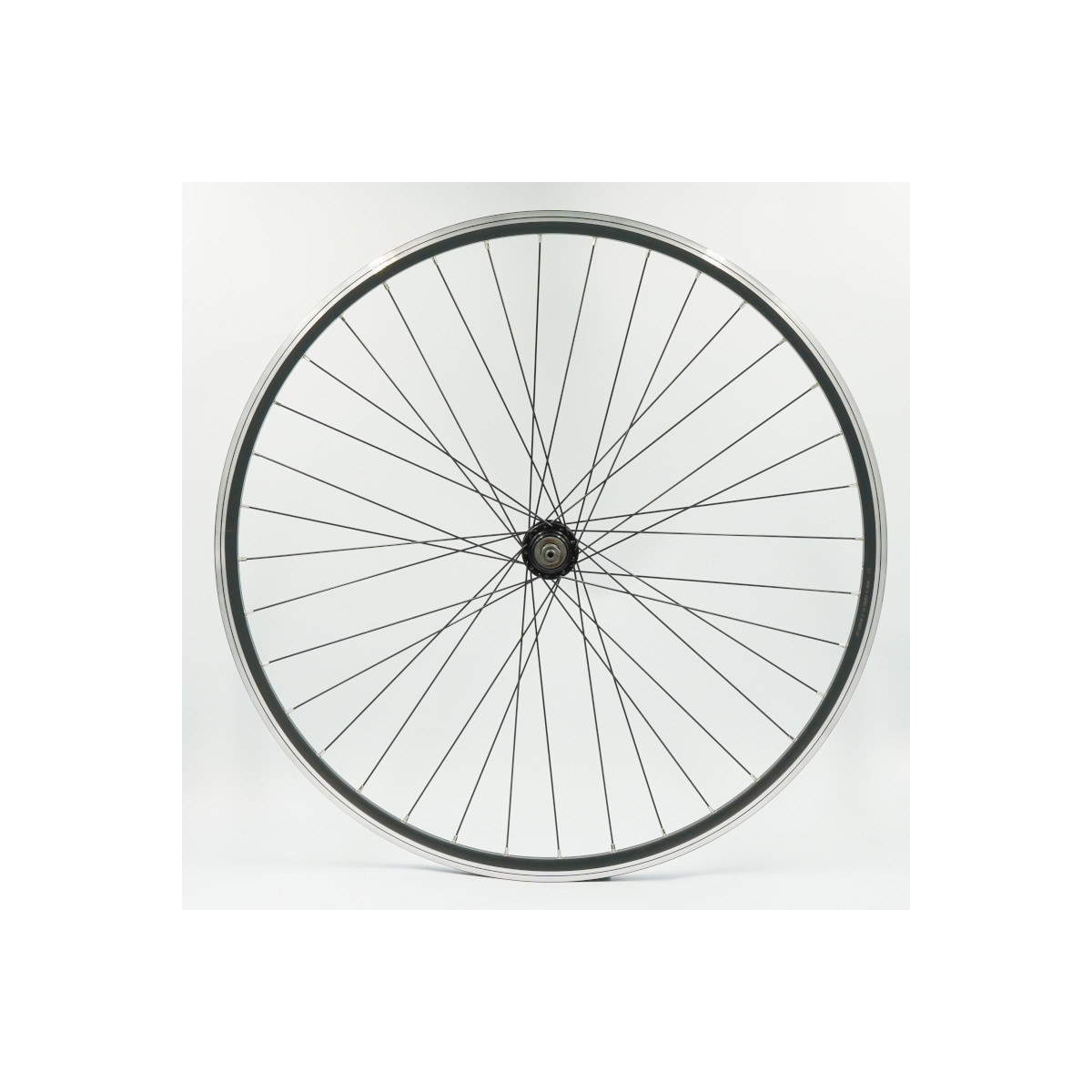 Roue 700VTC ARR RL, jante alu double paroi noire, QR10