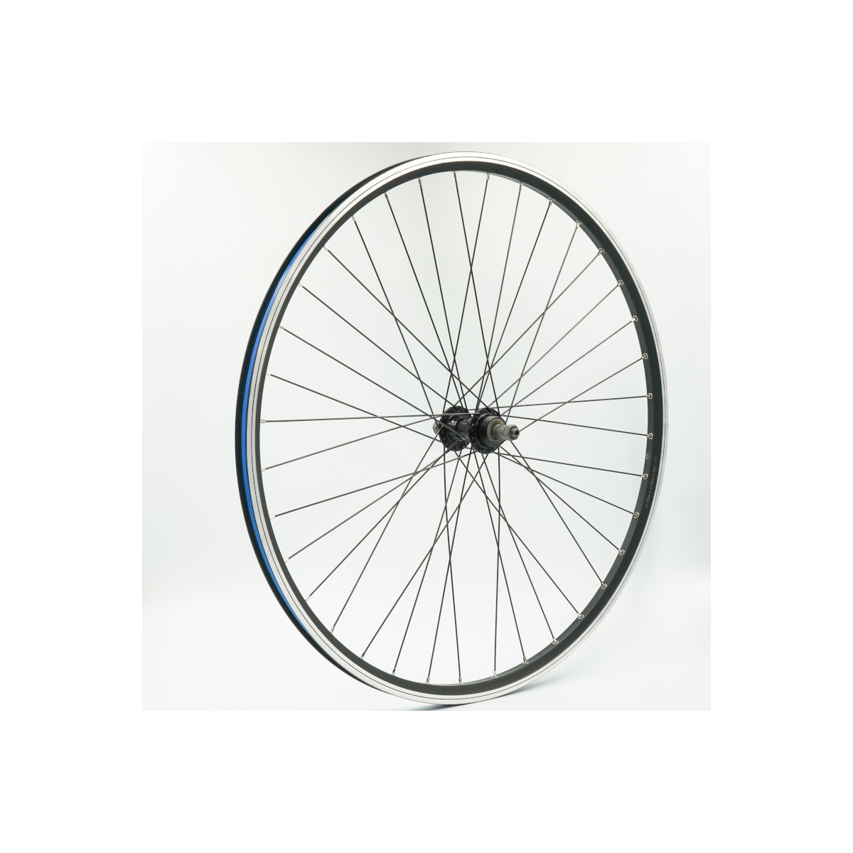 Roue 700VTC ARR RL, jante alu double paroi noire, QR10