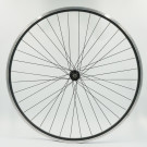 Roue 700VTC AV, jante alu double paroi noire, QR10