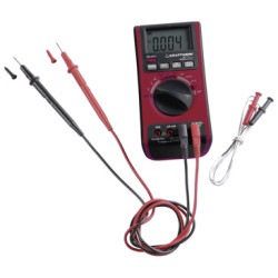 Multímetro digital rojo