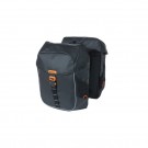 Miles Tarpaulin sacoche double, 34L, noir orange