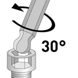 Llave esférica de 4 mm...